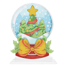 Load image into Gallery viewer, DIY Crystal Diamond Ornament Acrylic Snowball Diamond Mosaic Ornaments Kids Gift