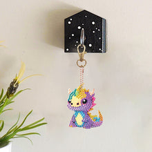 Load image into Gallery viewer, Diamond Dragon Painting Keychain Kits Double Sided 5PCS Cute Dinosaur Key Chains