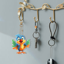 Load image into Gallery viewer, 6Pcs DIY Diamonds Key Ring Double Sided Cartoon Special Shaped Hanging Ornaments