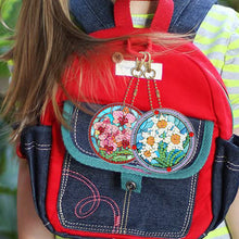 Load image into Gallery viewer, 6Pcs DIY Diamonds Key Ring Double Sided Cartoon Special Shaped Hanging Ornaments