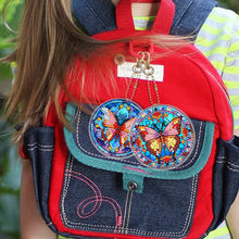 Load image into Gallery viewer, 6Pcs DIY Diamonds Key Ring Double Sided Cartoon Special Shaped Hanging Ornaments