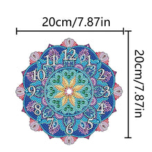 Load image into Gallery viewer, 5D DIY Crystal Diamond Clock Handmade Mandala Gifts & Souvenirs (#1)