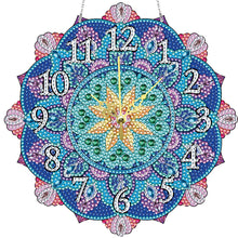 Load image into Gallery viewer, 5D DIY Crystal Diamond Clock Handmade Mandala Gifts & Souvenirs (#1)