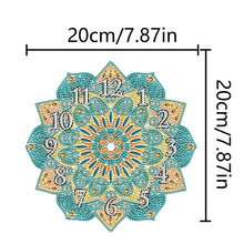 Load image into Gallery viewer, 5D DIY Crystal Diamond Clock Handmade Mandala Gifts & Souvenirs (#2)
