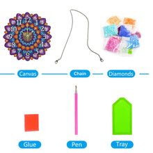 Load image into Gallery viewer, 5D DIY Crystal Diamond Clock Handmade Mandala Gifts & Souvenirs (#3)