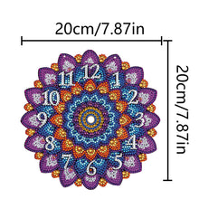Load image into Gallery viewer, 5D DIY Crystal Diamond Clock Handmade Mandala Gifts & Souvenirs (#3)