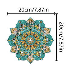 Load image into Gallery viewer, 5D DIY Crystal Diamond Clock Handmade Mandala Gifts & Souvenirs (#4)