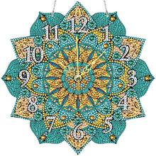 Load image into Gallery viewer, 5D DIY Crystal Diamond Clock Handmade Mandala Gifts & Souvenirs (#4)