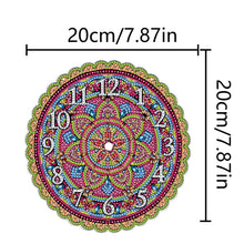Load image into Gallery viewer, 5D DIY Crystal Diamond Clock Handmade Mandala Gifts & Souvenirs(#6)