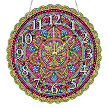 Load image into Gallery viewer, 5D DIY Crystal Diamond Clock Handmade Mandala Gifts & Souvenirs(#6)