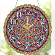 Load image into Gallery viewer, 5D DIY Crystal Diamond Clock Handmade Mandala Gifts & Souvenirs(#6)