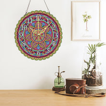 Load image into Gallery viewer, 5D DIY Crystal Diamond Clock Handmade Mandala Gifts & Souvenirs(#6)