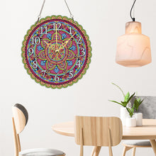 Load image into Gallery viewer, 5D DIY Crystal Diamond Clock Handmade Mandala Gifts & Souvenirs(#6)