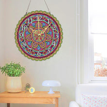 Load image into Gallery viewer, 5D DIY Crystal Diamond Clock Handmade Mandala Gifts & Souvenirs(#6)