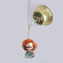 Load image into Gallery viewer, Diamond Full Drill Diamond Keyring 5PCS DIY Keychain Double Sided (#3)