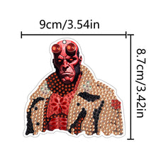 Load image into Gallery viewer, Diamond Full Drill Diamond Keyring 5PCS DIY Keychain Double Sided (#9)