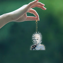 Load image into Gallery viewer, Diamond Full Drill Diamond Keyring 5PCS DIY Keychain Double Sided (#11)