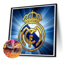Load image into Gallery viewer, Diamond Painting - Full Round - real madrid football club (30*30CM)