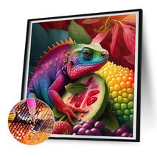 Load image into Gallery viewer, Diamond Painting - Full Round - chameleon (30*30CM)