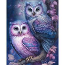 Load image into Gallery viewer, AB Diamond Painting - Full Round - tree owl (40*50CM)