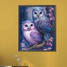 Load image into Gallery viewer, AB Diamond Painting - Full Round - tree owl (40*50CM)