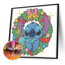 Load image into Gallery viewer, Diamond Painting - Partial Special Shaped - Christmas wreath (30*30CM)