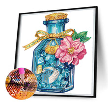 Load image into Gallery viewer, Diamond Painting - Partial Special Shaped - Flowers and Glass Vases (30*30CM)
