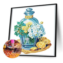 Load image into Gallery viewer, Diamond Painting - Partial Special Shaped - Flowers and Glass Vases (30*30CM)