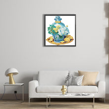 Load image into Gallery viewer, Diamond Painting - Partial Special Shaped - Flowers and Glass Vases (30*30CM)