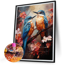 Load image into Gallery viewer, AB Diamond Painting - Full Round - blue bird (30*40CM)