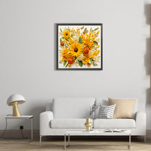 Load image into Gallery viewer, AB Diamond Painting - Full Square - Embossed sunflowers (40*40CM)