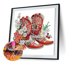 Load image into Gallery viewer, Diamond Painting - Partial Special Shaped - cowboy boots (30*30CM)