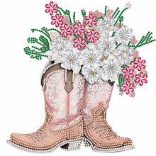 Load image into Gallery viewer, Diamond Painting - Partial Special Shaped - cowboy boots (30*30CM)