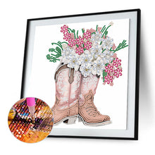 Load image into Gallery viewer, Diamond Painting - Partial Special Shaped - cowboy boots (30*30CM)
