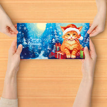 Load image into Gallery viewer, 8/12PCS Diamond Drawing Holiday Card 5D DIY Shaped Drill Greeting Thank You Card
