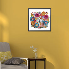 Load image into Gallery viewer, Diamond Painting - Partial Special Shaped - Butterfly wreath paper painting (30*30CM)