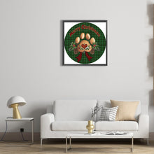 Load image into Gallery viewer, Diamond Painting - Full Round - Round Card Christmas Cat Claws (30*30CM)
