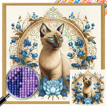 Load image into Gallery viewer, AB Diamond Painting - Full Square - kitten (40*40CM)