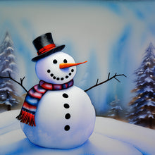 Load image into Gallery viewer, Diamond Painting - Full Round - snowman (30*30CM)