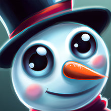 Load image into Gallery viewer, Diamond Painting - Full Round - snowman (30*30CM)