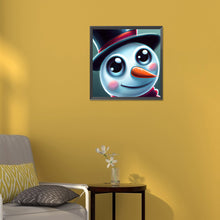 Load image into Gallery viewer, Diamond Painting - Full Round - snowman (30*30CM)