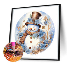 Load image into Gallery viewer, Diamond Painting - Full Round - winter snowman (30*30CM)