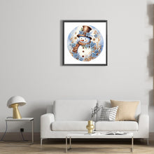 Load image into Gallery viewer, Diamond Painting - Full Round - winter snowman (30*30CM)