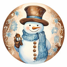 Load image into Gallery viewer, Diamond Painting - Full Round - winter snowman (30*30CM)