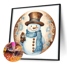 Load image into Gallery viewer, Diamond Painting - Full Round - winter snowman (30*30CM)