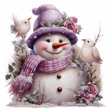 Load image into Gallery viewer, Diamond Painting - Full Round - winter snowman (30*30CM)