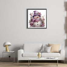 Load image into Gallery viewer, Diamond Painting - Full Round - winter snowman (30*30CM)