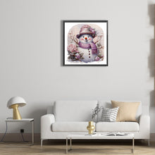 Load image into Gallery viewer, Diamond Painting - Full Round - winter snowman (30*30CM)