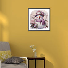 Load image into Gallery viewer, Diamond Painting - Full Round - winter snowman (30*30CM)