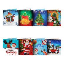 Load image into Gallery viewer, Christmas Diamond Greeting Thank You Card Shaped Drill (Christmas x 16 Set)